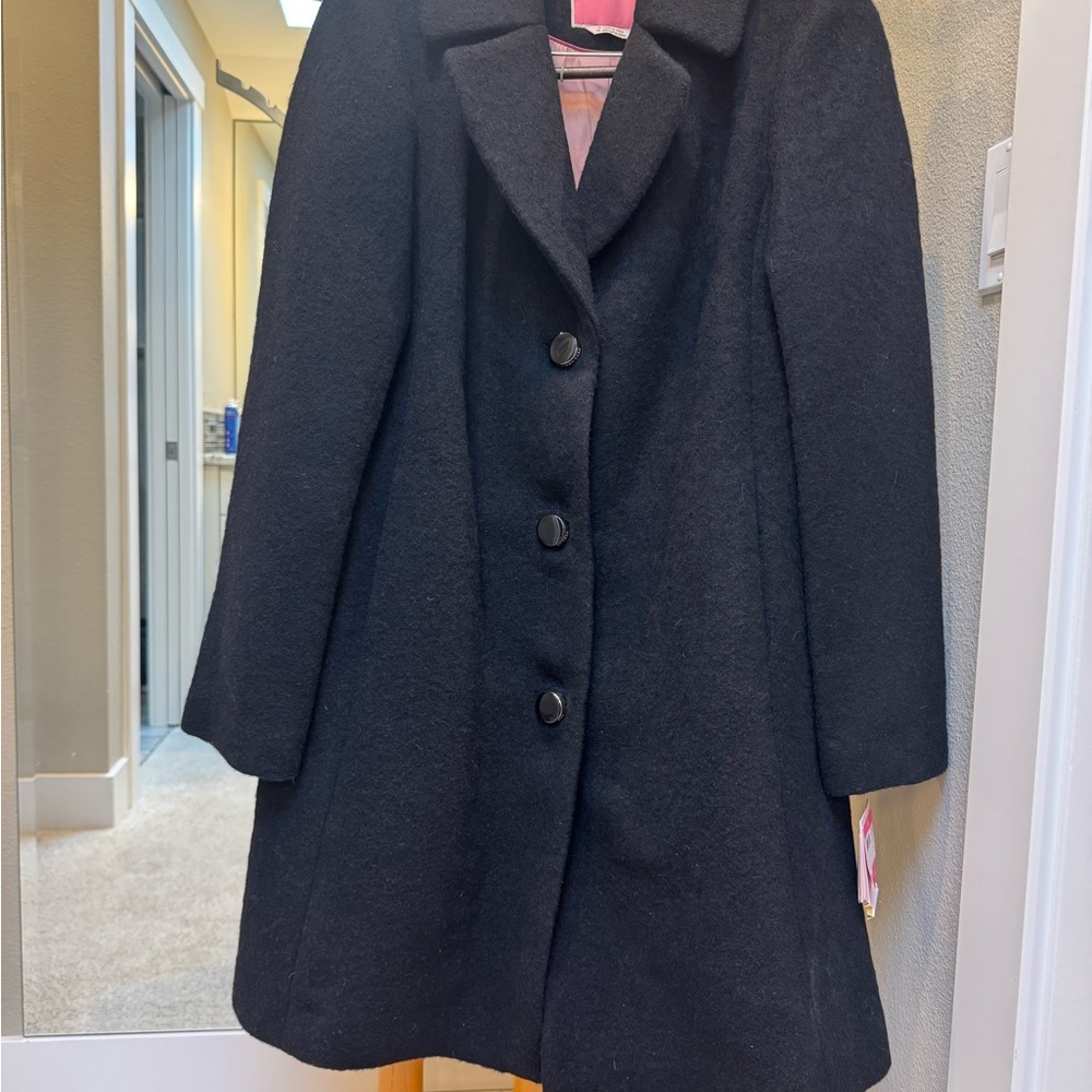 kate spade Black Pea Coat - Picture 2 of 11